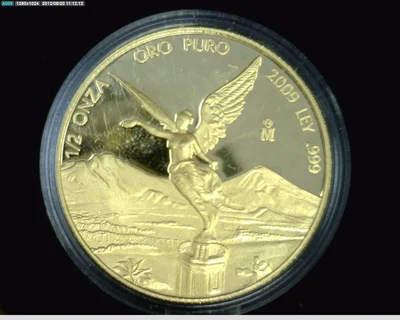 1/2 Onza Libertad Oro 2009