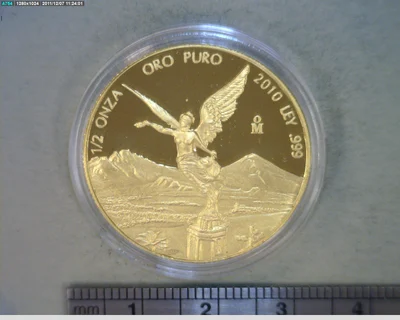 1/2 Onza Libertad Oro 2010