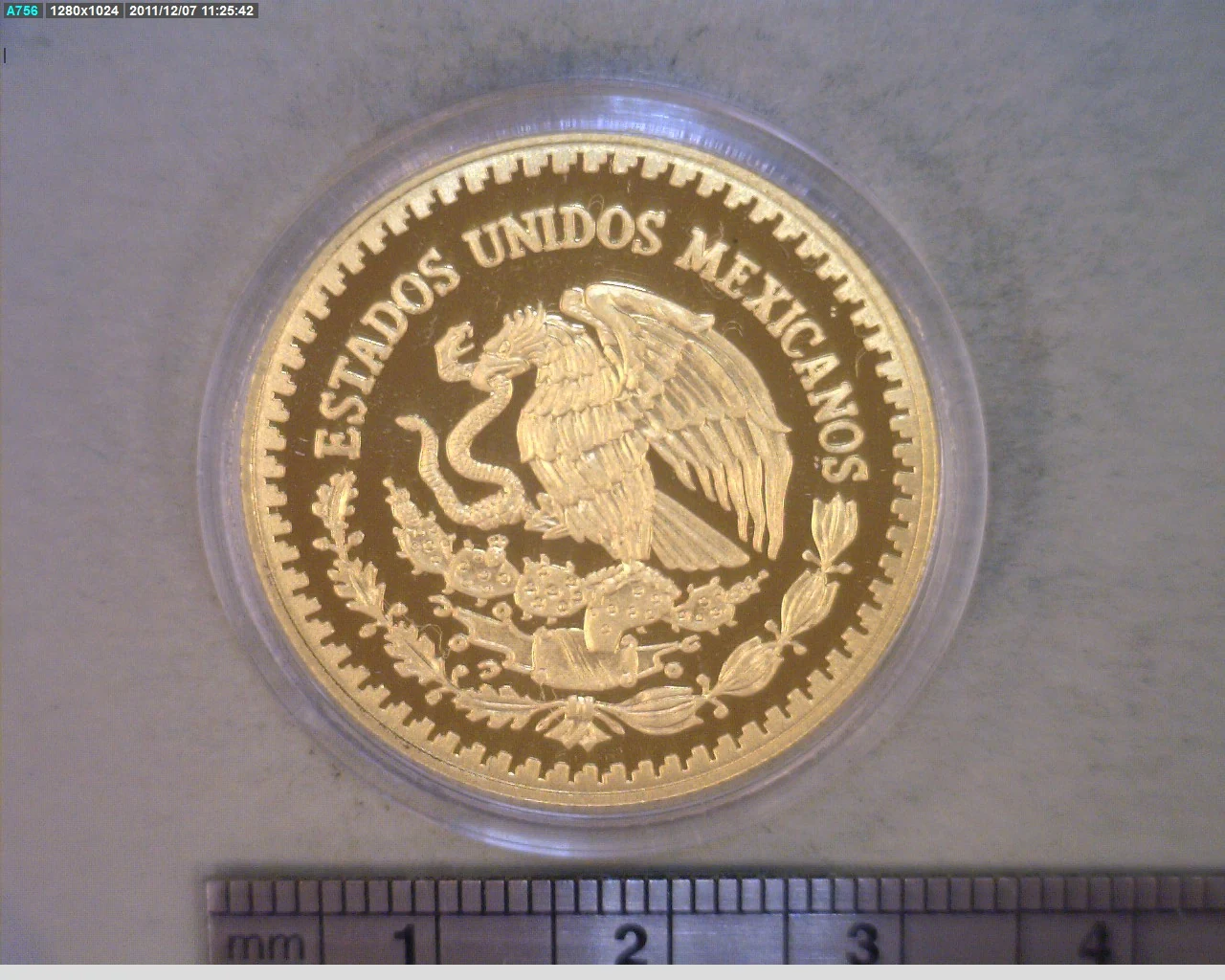 1/2 onza Libertad Oro 2011 · Anverso