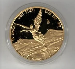 1/2 onza Libertad Oro 2016