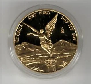 1/2 Onza Libertad Oro 2017 Proof