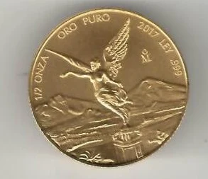 1/2 onza Libertad Oro 2017