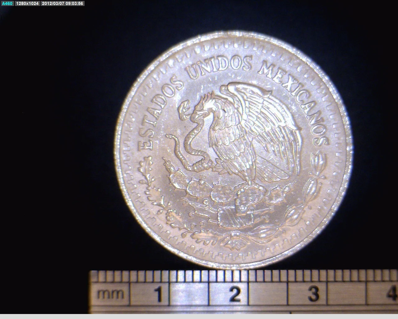 1/4 oz Libertad Plata 1991 · Inventario Banxico 17672 (anverso)