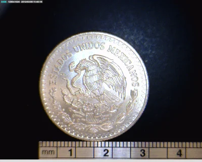 1/4 oz Libertad Plata 1994 · Inventario Banxico 17747 (anverso)