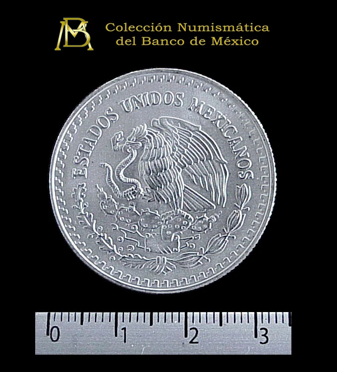 1/2 oz Libertad Plata 1997 · Inventario Banxico 20929 (anverso)