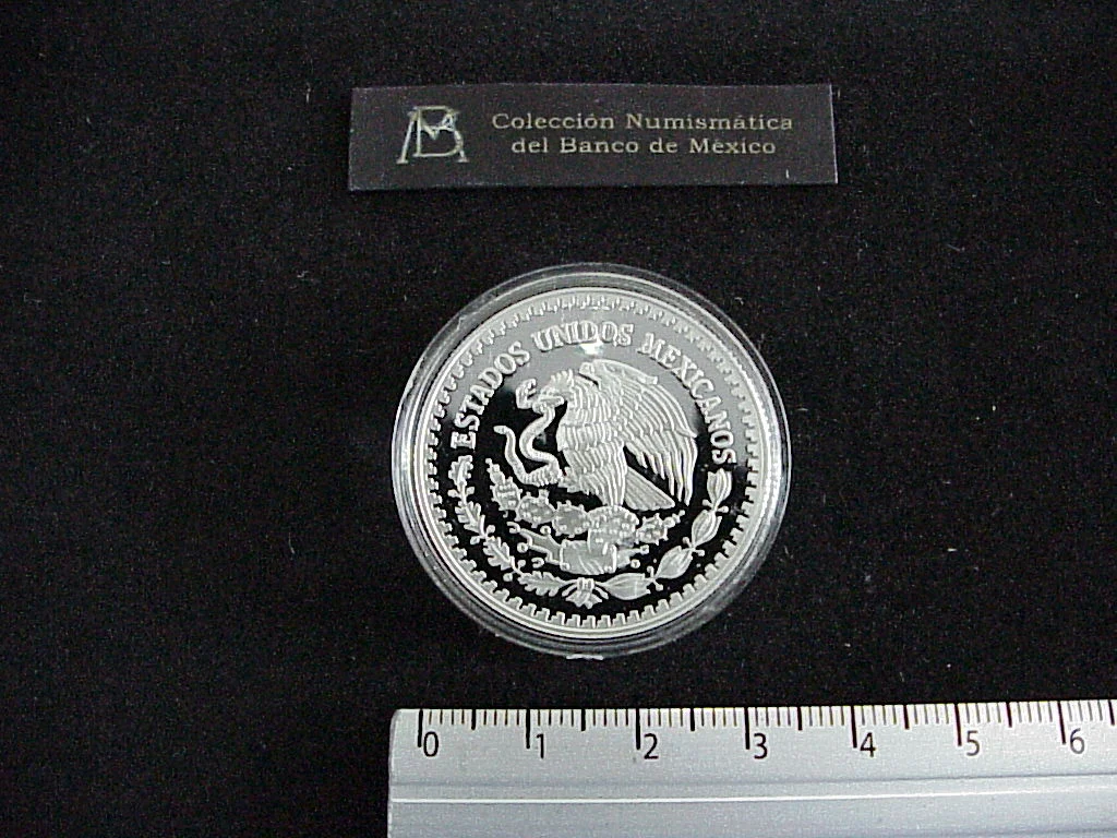 1/2 oz Libertad Plata 1998 · Inventario Banxico 21026 (anverso)