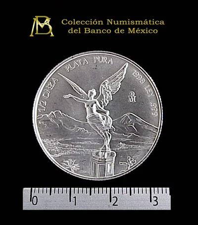 1/2 Onza Libertad Plata 1998