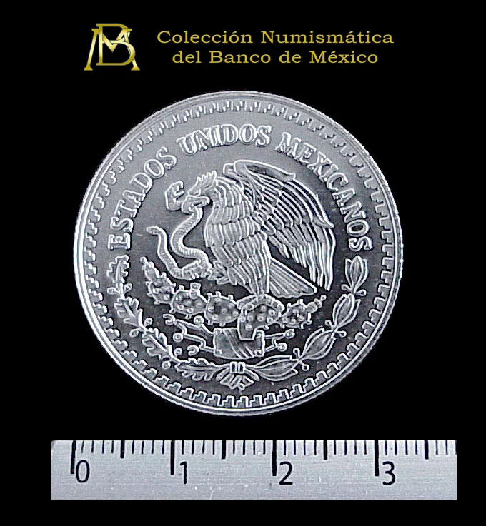 1/2 oz Libertad Plata 2002 · Inventario Banxico 20932 (anverso)