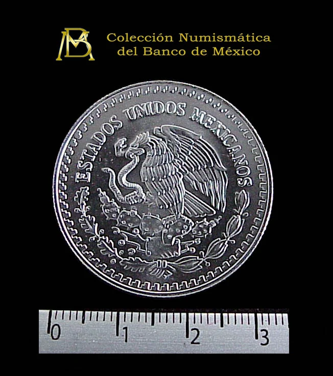 1/2 oz Libertad Plata 2002 · Inventario Banxico 21006 (anverso)