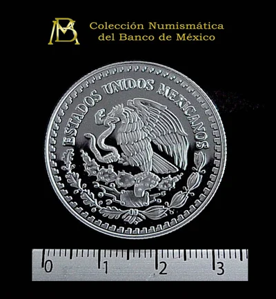 1/2 oz Libertad Plata 2003 · Inventario Banxico 20905 (anverso)