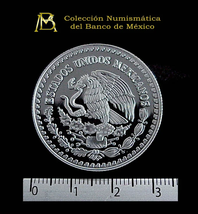 1/2 oz Libertad Plata 2003 · Inventario Banxico 20905 (anverso)