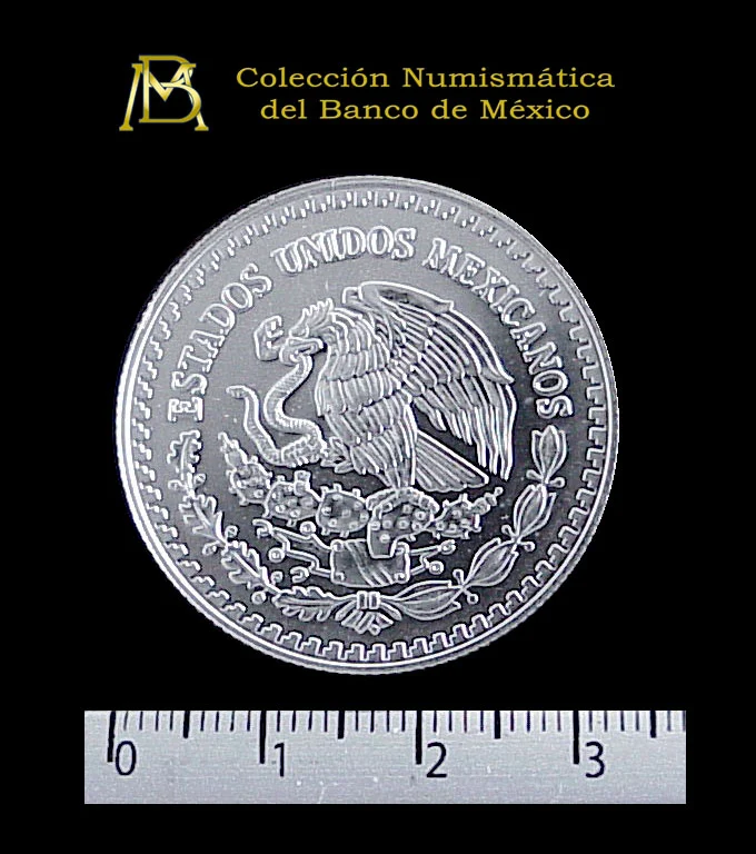 1/2 oz Libertad Plata 2003 · Inventario Banxico 20934 (anverso)