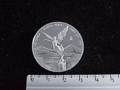1/2 Onza Libertad Plata 2003