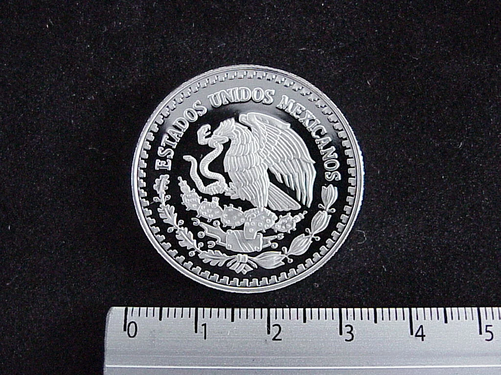 1/2 oz Libertad Plata 2004 · Inventario Banxico 21165 (anverso)