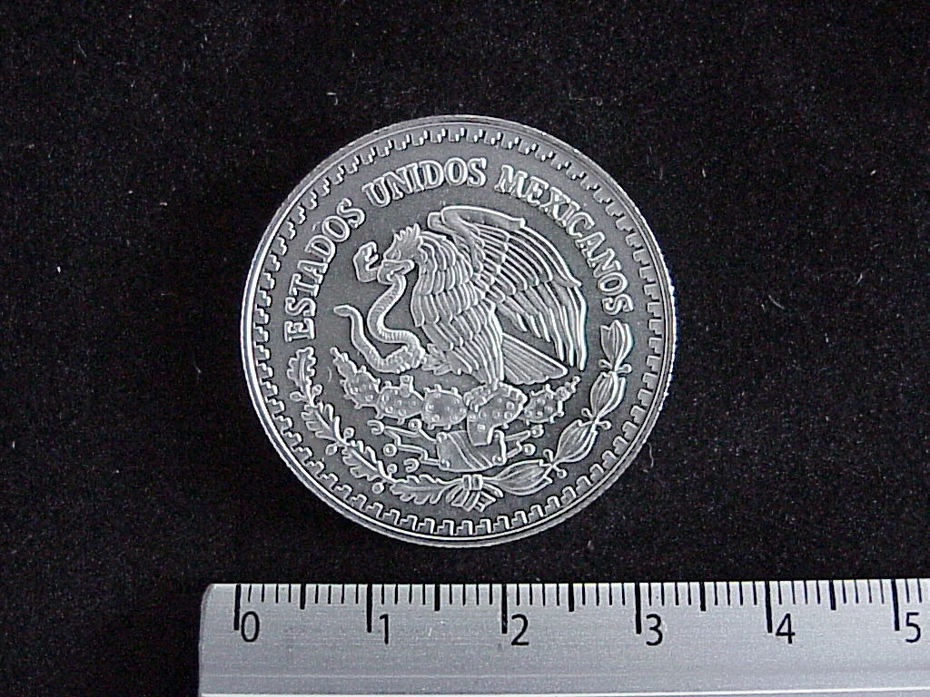 1/2 oz Libertad Plata 2004 · Inventario Banxico 21167 (anverso)