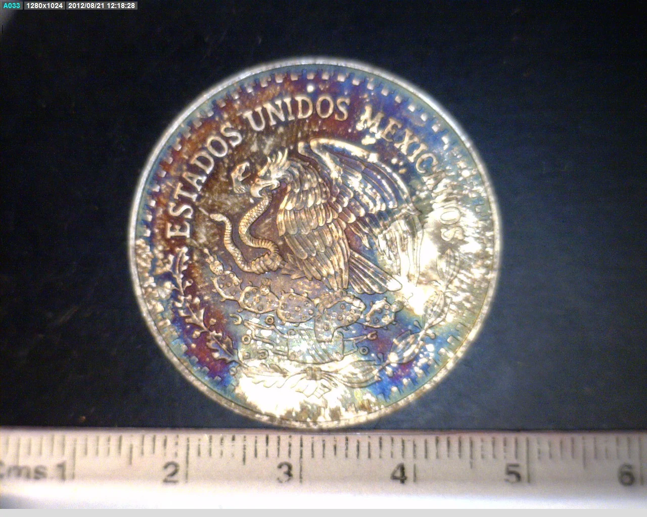 1/2 Onza Libertad Plata 2008 · Anverso
