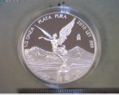 1/2 Onza Libertad Plata 2010