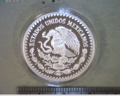 1/4 oz Libertad Plata 2011 (Espejo) · Inventario Banxico 22699 (anverso)