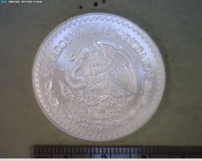 1/2 oz Libertad Plata 2011 · Inventario Banxico 22705 (anverso)