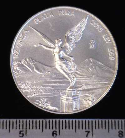 1/2 onza Libertad Plata 2015