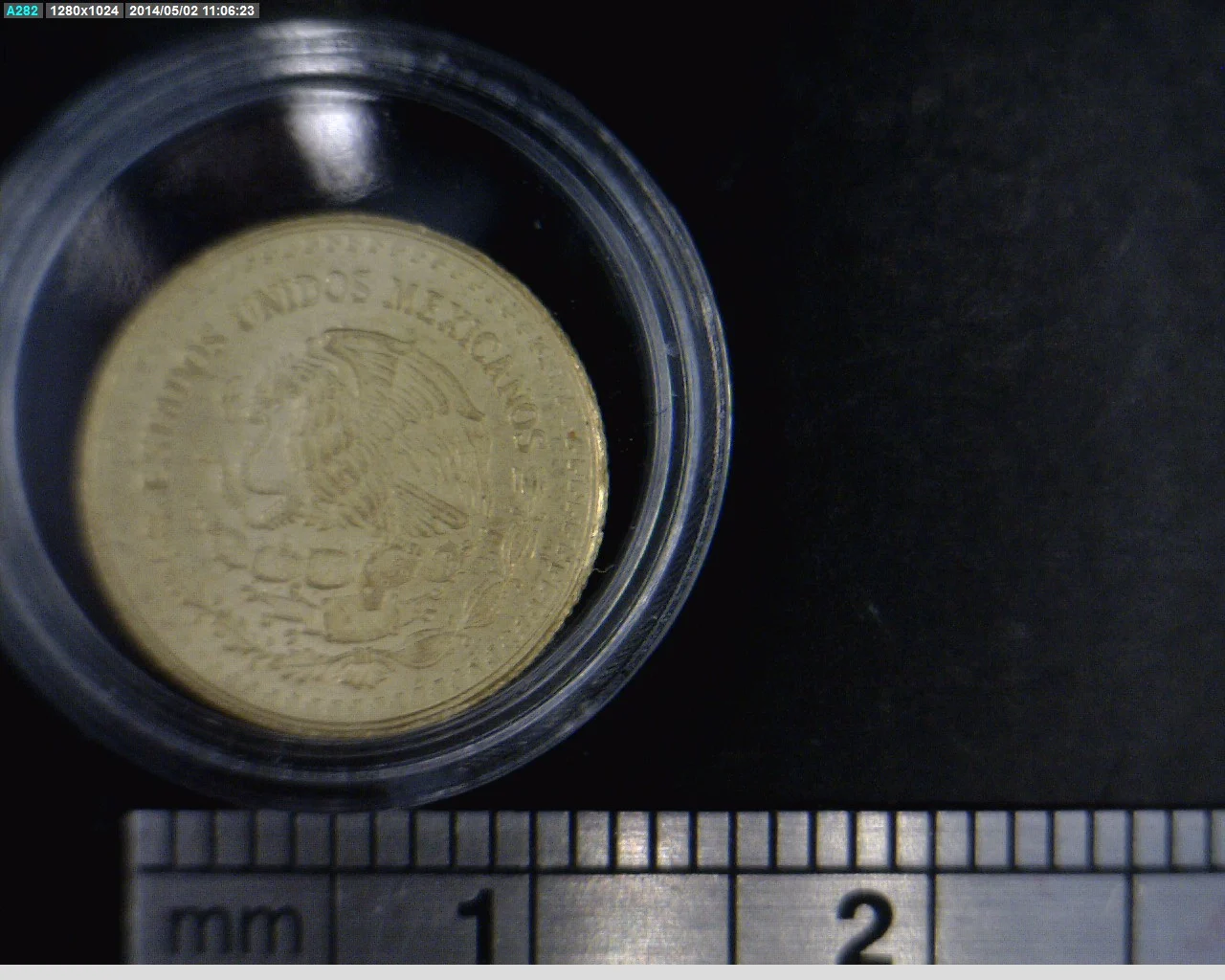1/20 oz Libertad Oro 1991 · Inventario Banxico 17520 (anverso)