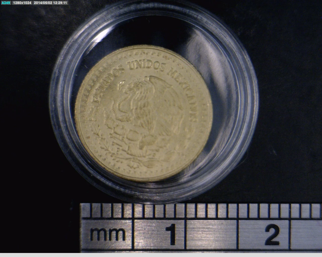 1/20 oz Libertad Oro 1992 · Inventario Banxico 17560 (anverso)