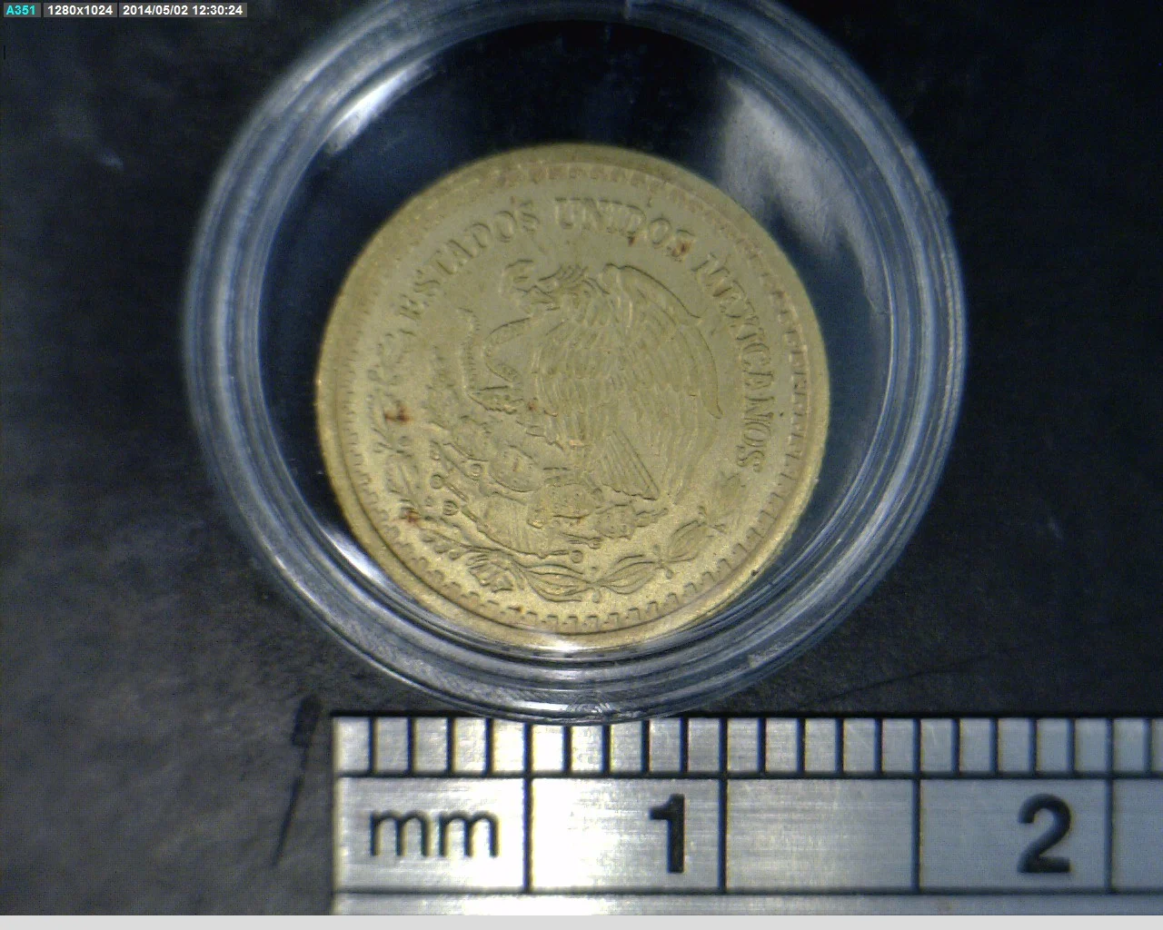 1/20 oz Libertad Oro 1993 · Inventario Banxico 17565 (anverso)