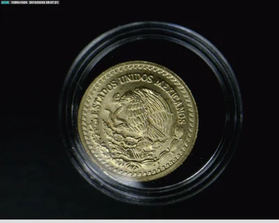 1/20 oz Libertad Oro 1994 · Inventario Banxico 17590 (anverso)