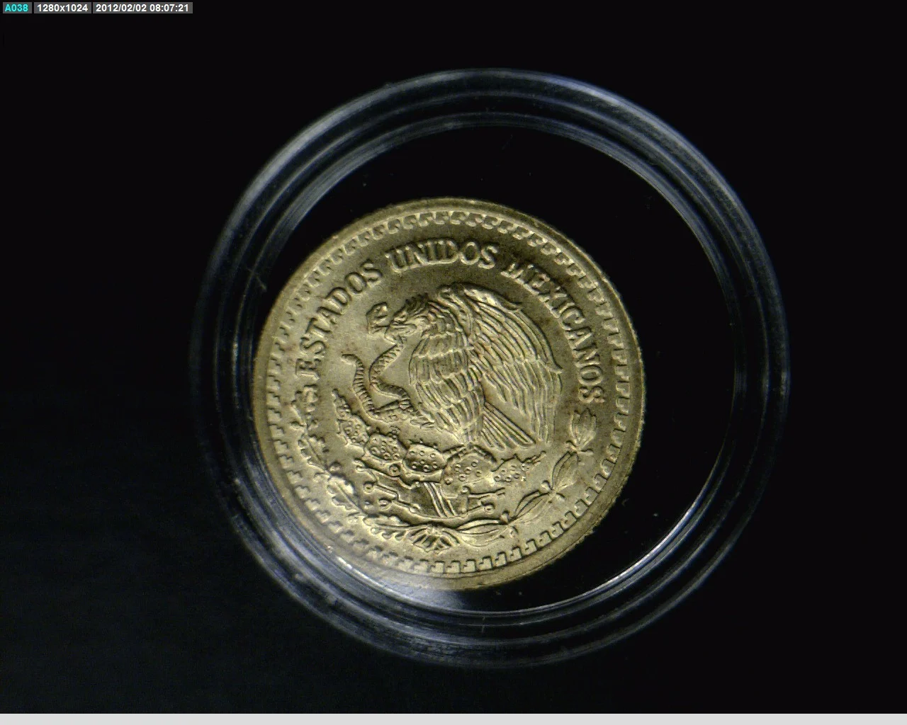 1/20 oz Libertad Oro 1994 · Inventario Banxico 17590 (anverso)