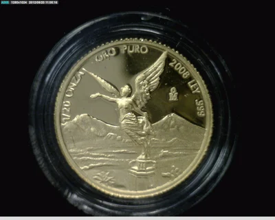 1/20 Onza Libertad Oro 2008
