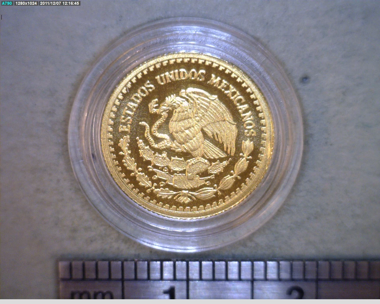 1/20 Onza Libertad Oro 2010 · Anverso