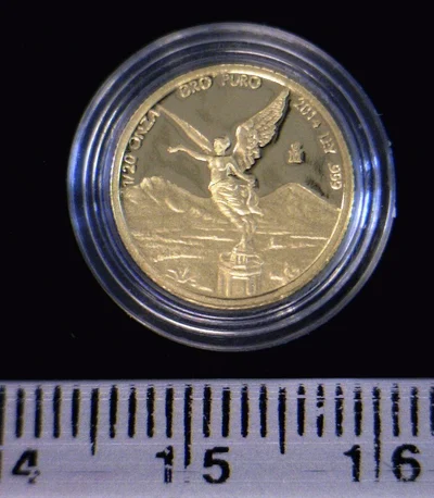 1/20 onza Libertad Oro 2014