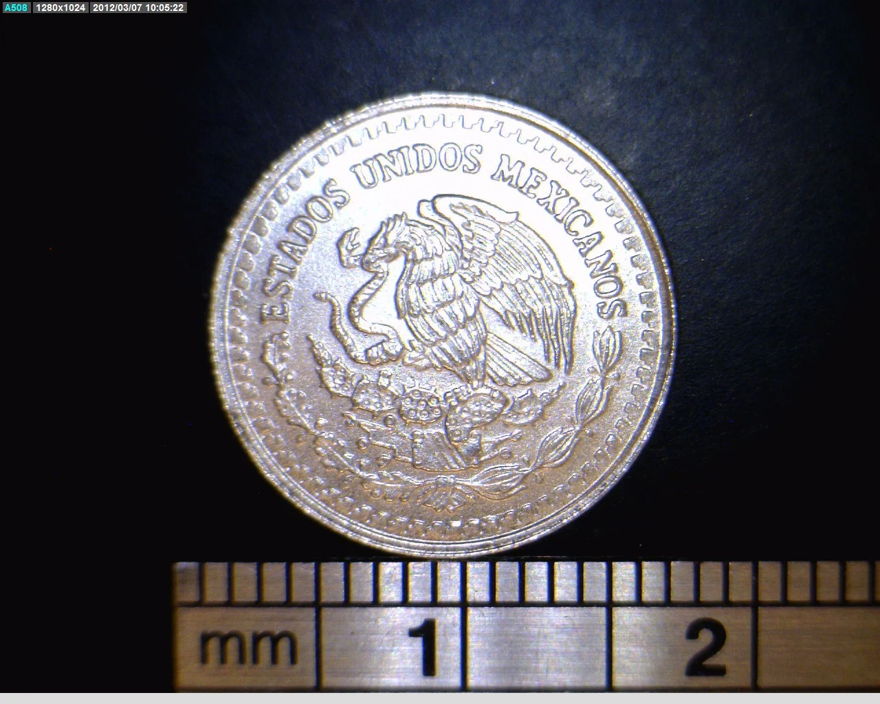 1/20 oz Libertad Plata 1992 · Inventario Banxico 17705 (anverso)