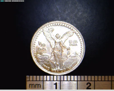 1/20 oz Libertad Plata 1992 · Inventario Banxico 17720 (reverso)