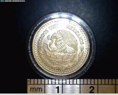 1/20 oz Libertad Plata 1993 · Inventario Banxico 17725 (anverso)