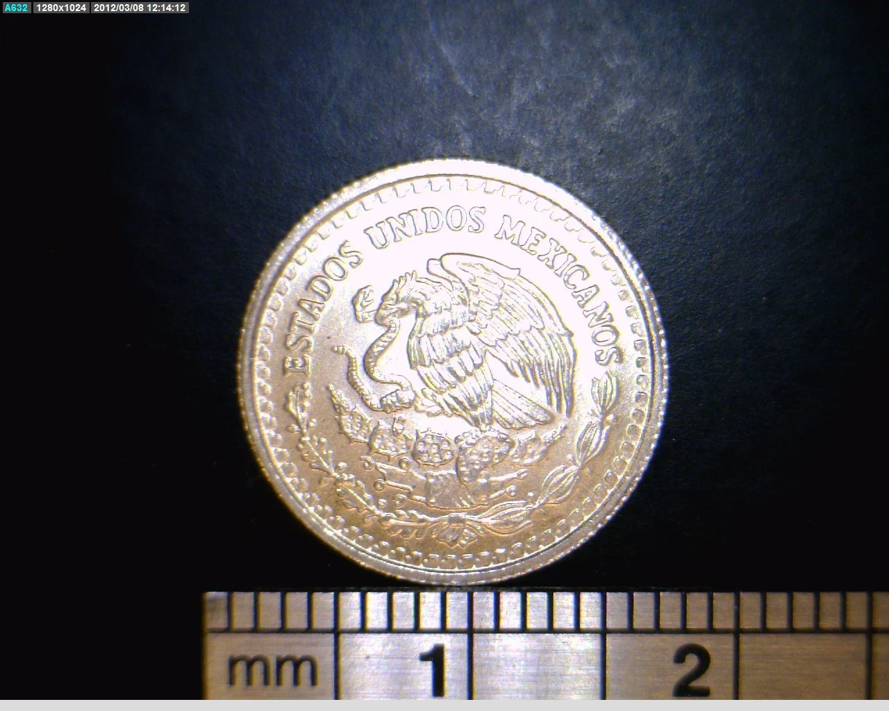 1/20 oz Libertad Plata 1993 · Inventario Banxico 17730 (anverso)