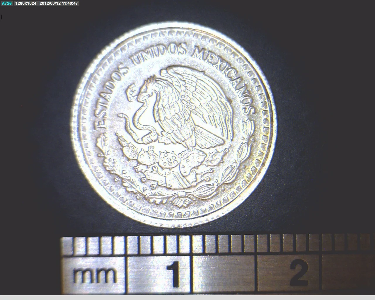 1/20 oz Libertad Plata 1994 · Inventario Banxico 17755 (anverso)