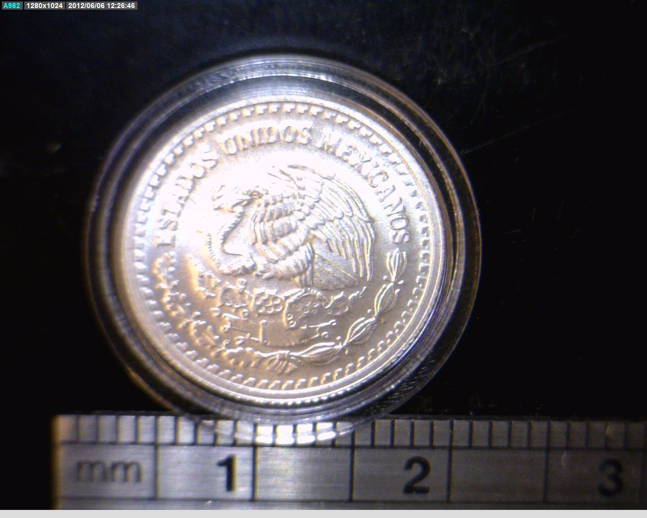1/20 oz Libertad Plata 1995 · Inventario Banxico 19183 (anverso)