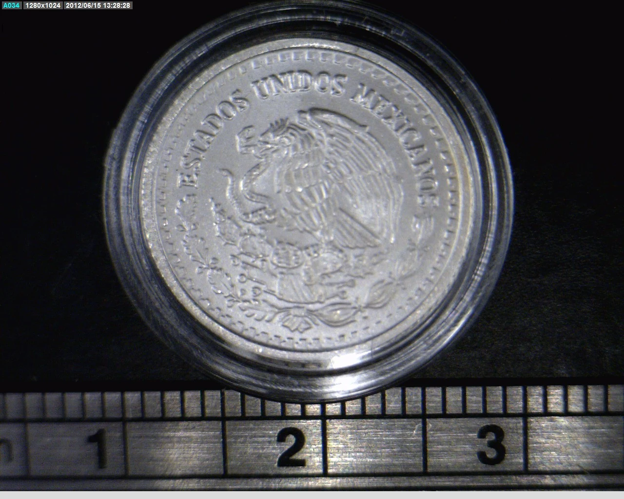 1/20 oz Libertad Plata 1996 · Inventario Banxico 19219 (anverso)