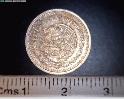 1/20 oz Libertad Plata 1997 · Inventario Banxico 20757 (anverso)