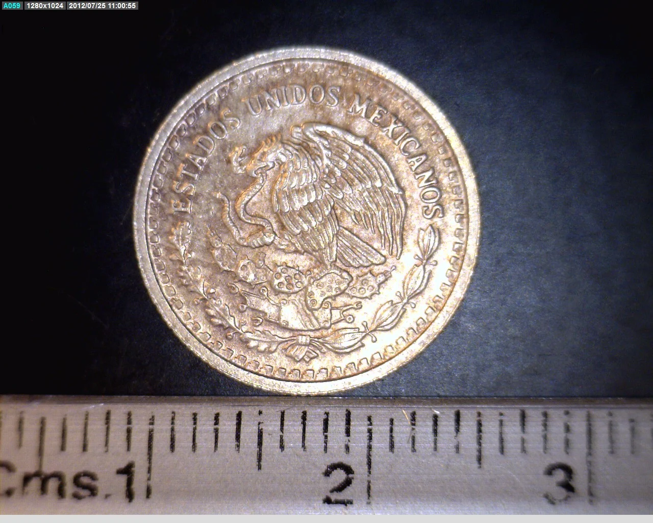 1/20 oz Libertad Plata 1997 · Inventario Banxico 20757 (anverso)