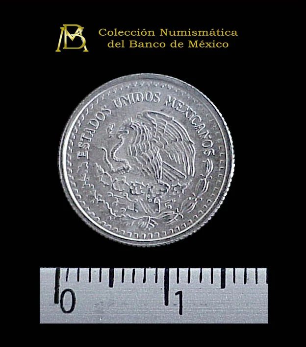 1/20 oz Libertad Plata 1997 · Inventario Banxico 20907 (anverso)