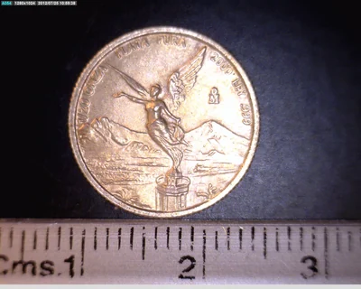 1/20 Onza Libertad Plata 2000 · Reverso