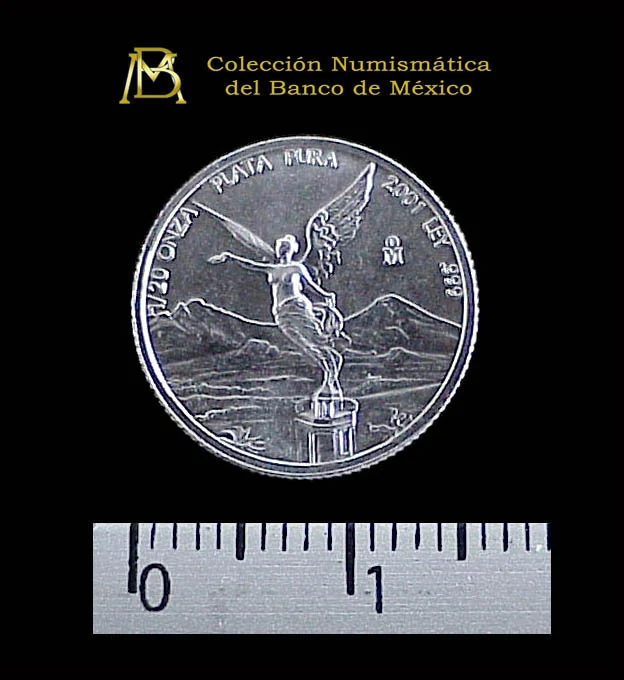 1/20 Onza Libertad Plata 2001 · Reverso
