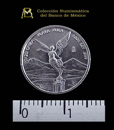 1/20 Onza Libertad Plata 2002