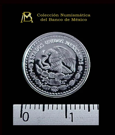 1/20 oz Libertad Plata 2003 · Inventario Banxico 21002 (anverso)