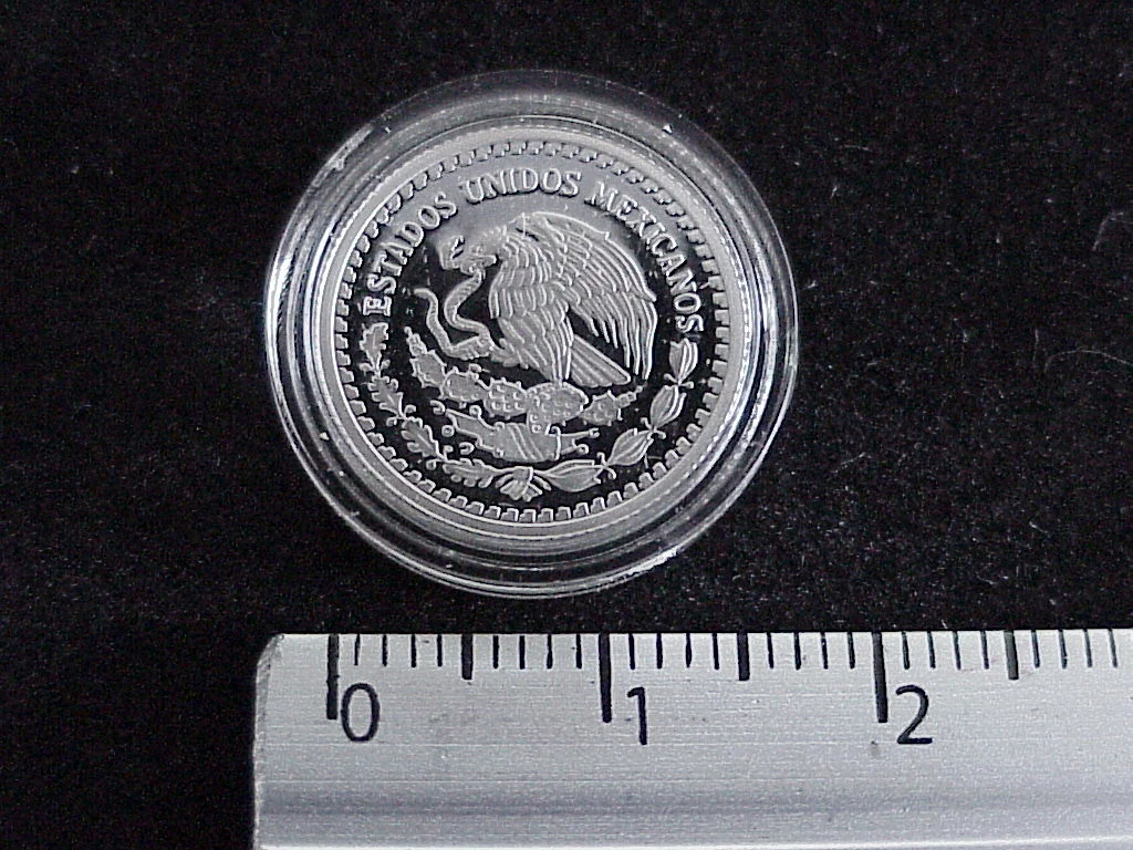 1/20 oz Libertad Plata 2004 · Inventario Banxico 21177 (anverso)