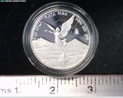 1/20 Onza Libertad Plata 2006 · Reverso