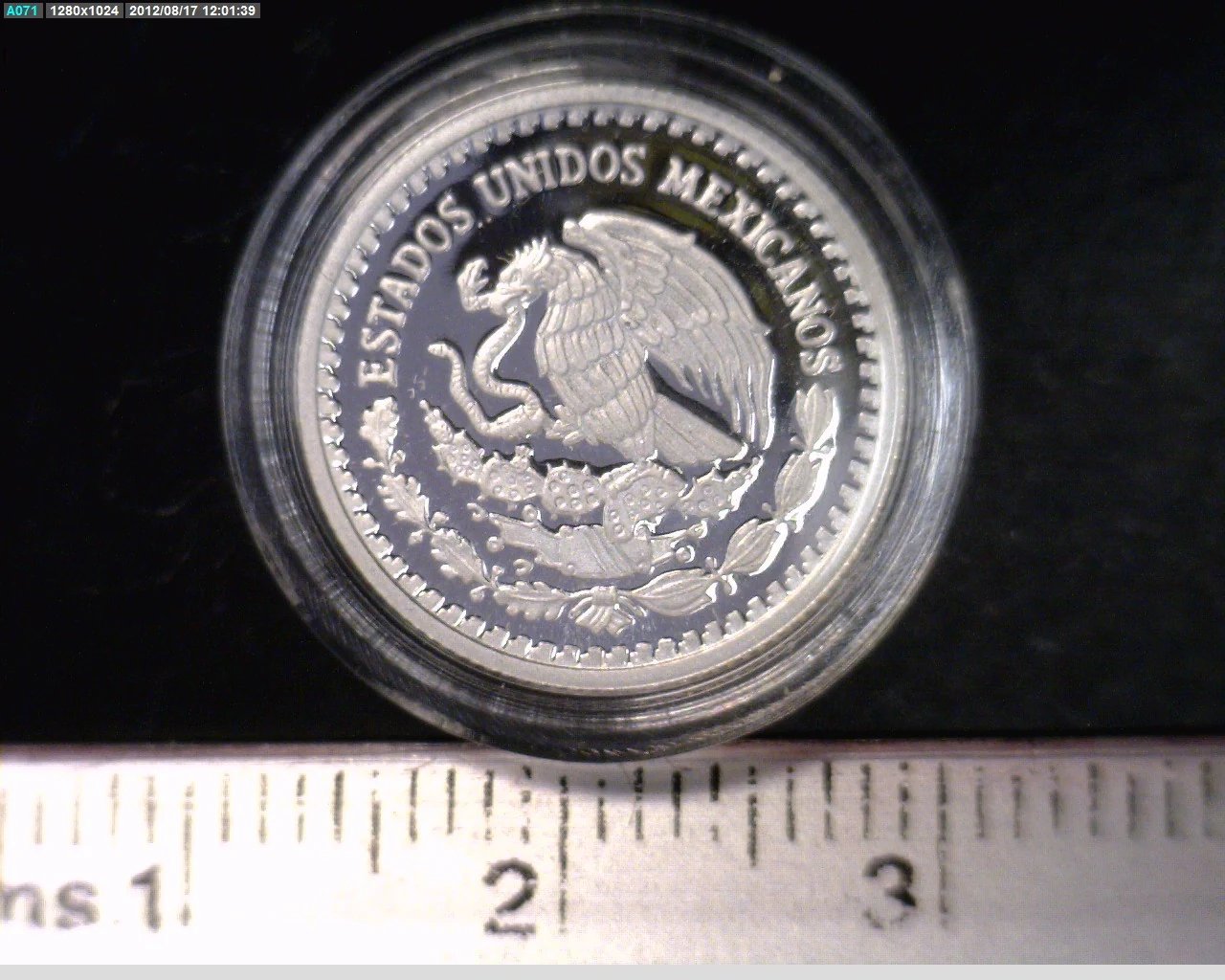 1/20 Onza Libertad Plata 2007 · Anverso