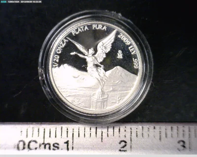 1/20 Onza Libertad Plata 2009 Proof